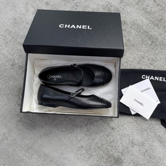 CHANEL single strap Mary Jane uppers imported mixed sheepskin grain sheepskin leather leather outsole