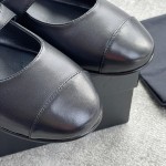 CHANEL single strap Mary Jane uppers imported mixed sheepskin grain sheepskin leather leather outsole