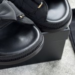 CHANEL new color bow sandals classic beach shoes every year the new color