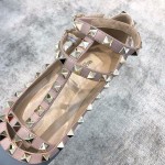 Valentino VT Collection Two Strap Flats Haze Blue