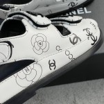 CHANEL new color bow sandals classic beach shoes every year the new color