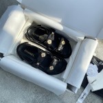 CHANEL new color bow sandals classic beach shoes every year the new color