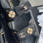 CHANEL new color bow sandals classic beach shoes every year the new color