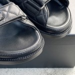 CHANEL new color bow sandals classic beach shoes every year the new color