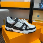 Louis Vuitton couple models DIY buckle sneakers sneakers