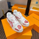 Louis Vuitton couple models DIY buckle sneakers sneakers