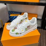 Louis Vuitton couple models DIY buckle sneakers sneakers