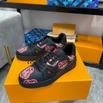 Louis Vuitton couple models DIY buckle sneakers sneakers