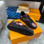 Louis Vuitton couple models DIY buckle sneakers sneakers