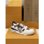 Louis Vuitton couple models DIY buckle sneakers sneakers