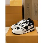 Louis Vuitton couple models DIY buckle sneakers sneakers