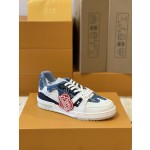 Louis Vuitton couple models DIY buckle sneakers sneakers