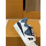 Louis Vuitton couple models DIY buckle sneakers sneakers