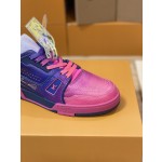 Louis Vuitton couple models LVTRAINER sneakers model number MS0119