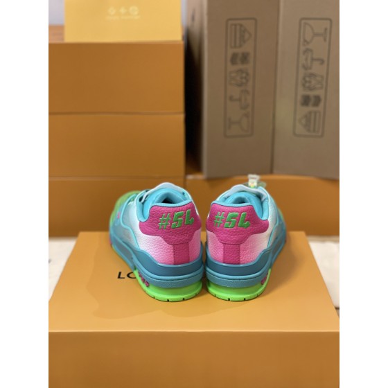 Louis Vuitton couple models LVTRAINER sneakers model number MS0119