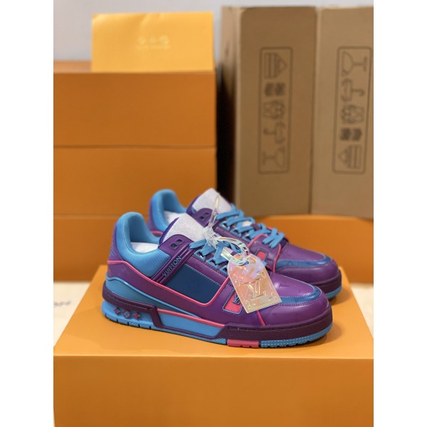 Louis Vuitton couple models LVTRAINER sneakers model number MS0119