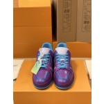 Louis Vuitton couple models LVTRAINER sneakers model number MS0119