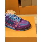 Louis Vuitton couple models LVTRAINER sneakers model number MS0119