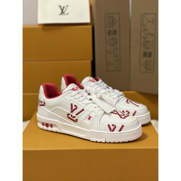 Louis Vuitton Trainer Sneakers Couple Style 1AAGXF