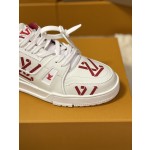 Louis Vuitton Trainer Sneakers Couple Style 1AAGXF