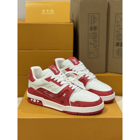 Louis Vuitton Trainer Sneakers Couple Model LD 0727