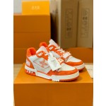 Louis Vuitton Trainer sneakers for couples, style 1A98UX