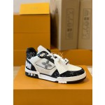 Louis Vuitton Trainer sneakers for couples, style 1A98UX