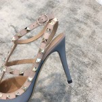 Valentino VT Collection Two Strap Mid Heel 10cm Haze Blue