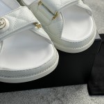 CHANEL new color bow sandals classic beach shoes every year the new color