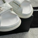 CHANEL new color bow sandals classic beach shoes every year the new color