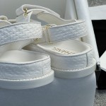 CHANEL new color bow sandals classic beach shoes every year the new color