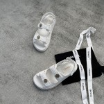 CHANEL new color bow sandals classic beach shoes every year the new color