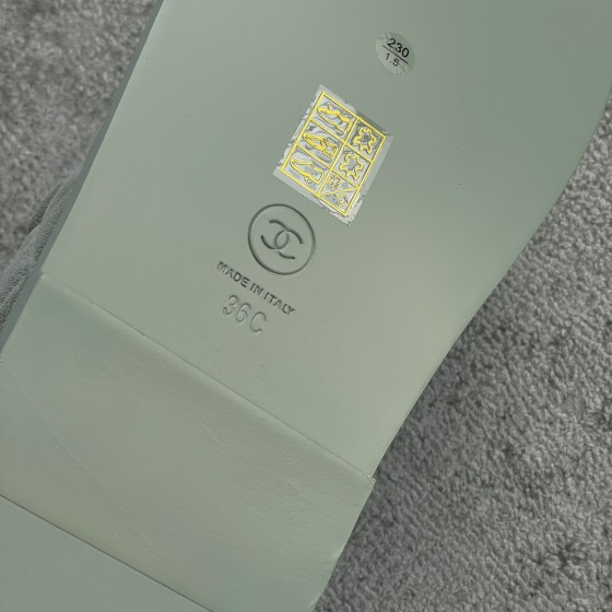 CHANEL new color bow sandals classic beach shoes every year the new color