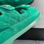 CHANEL new color bow sandals classic beach shoes every year the new color