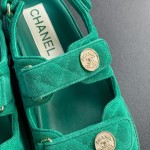 CHANEL new color bow sandals classic beach shoes every year the new color