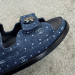 CHANEL new color bow sandals classic beach shoes every year the new color