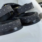 CHANEL new color bow sandals classic beach shoes every year the new color