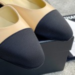 CHANEL especially popular color blocking single shoes continue the classic Chanel characteristics