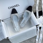 CHANEL classic sling back back hollow sandals Italy high density leather outsole