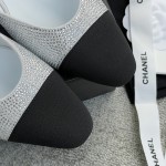 CHANEL classic sling back back hollow sandals Italy high density leather outsole