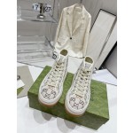 Gucci Explosive Presbyopia Canvas Casual Platform Shoes