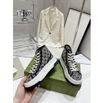 Gucci Explosive Presbyopia Canvas Casual Platform Shoes