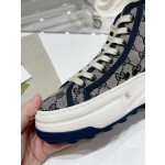 Gucci Explosive Presbyopia Canvas Casual Platform Shoes