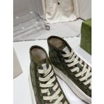 Gucci Explosive Presbyopia Canvas Casual Platform Shoes