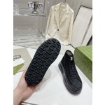 Gucci Explosive Presbyopia Canvas Casual Platform Shoes