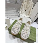 Gucci Explosive Presbyopia Canvas Casual Platform Shoes