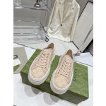 Gucci Explosive Presbyopia Canvas Casual Platform Shoes