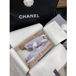 CHANEL 2023 spring and summer latest woven velcro sandals Japan imported woven materials
