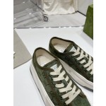 Gucci Explosive Presbyopia Canvas Casual Platform Shoes