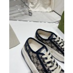 Gucci Explosive Presbyopia Canvas Casual Platform Shoes